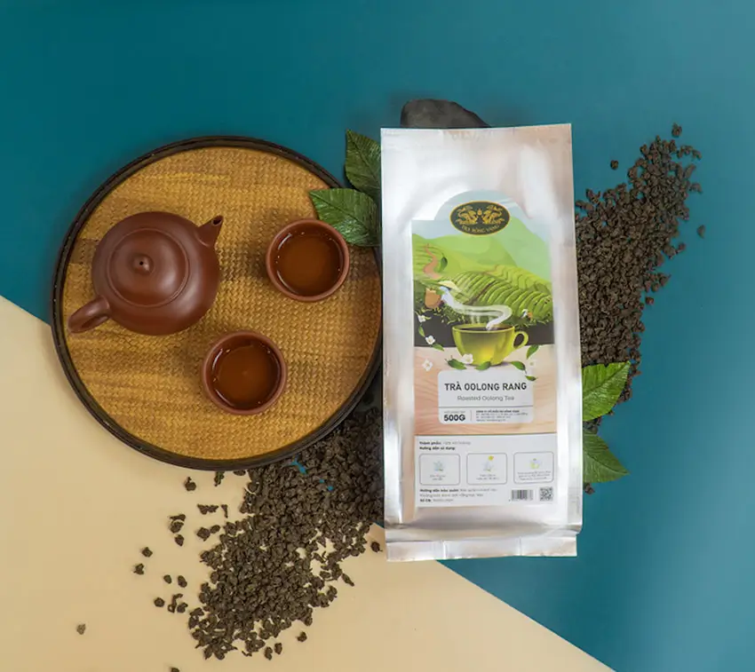 Trà Olong rang là nguyên liệu pha trà sữa thượng hạng
