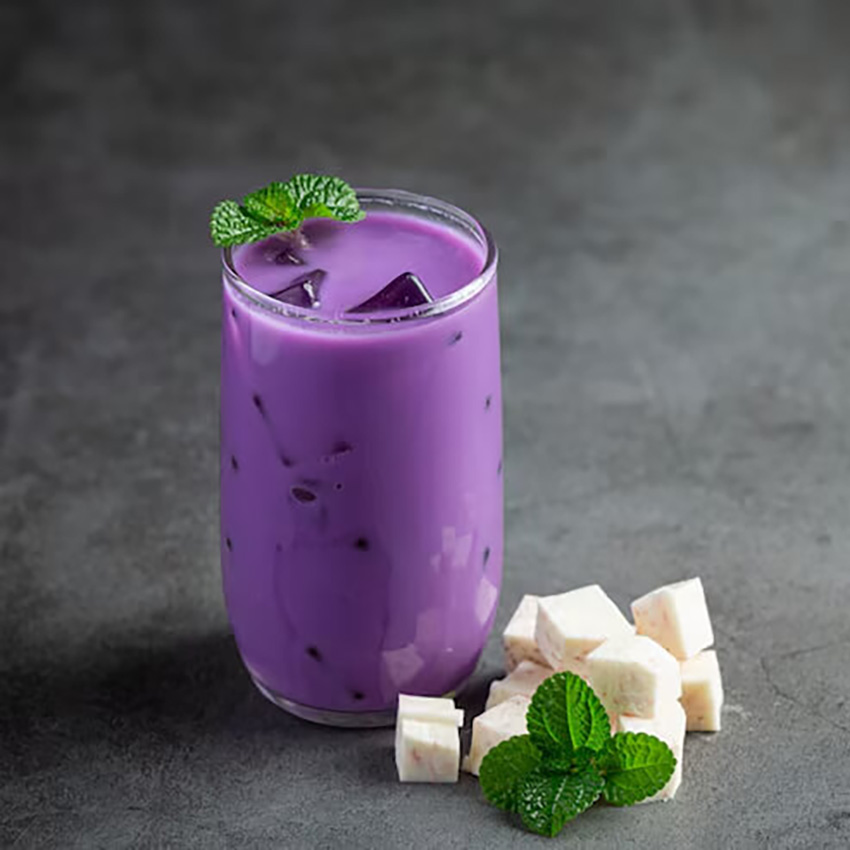 Lợi ích sức khỏe của trà sữa khoai môn