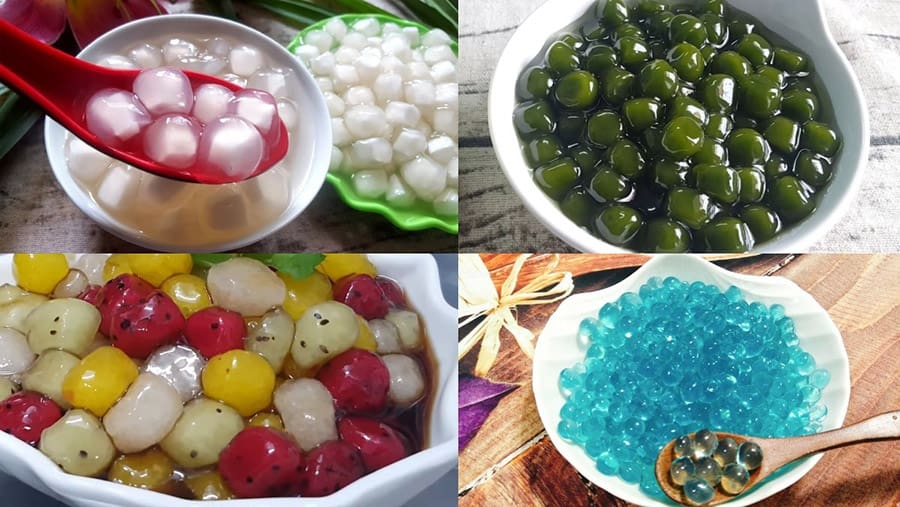 Topping rất đa dạng về chủng loại