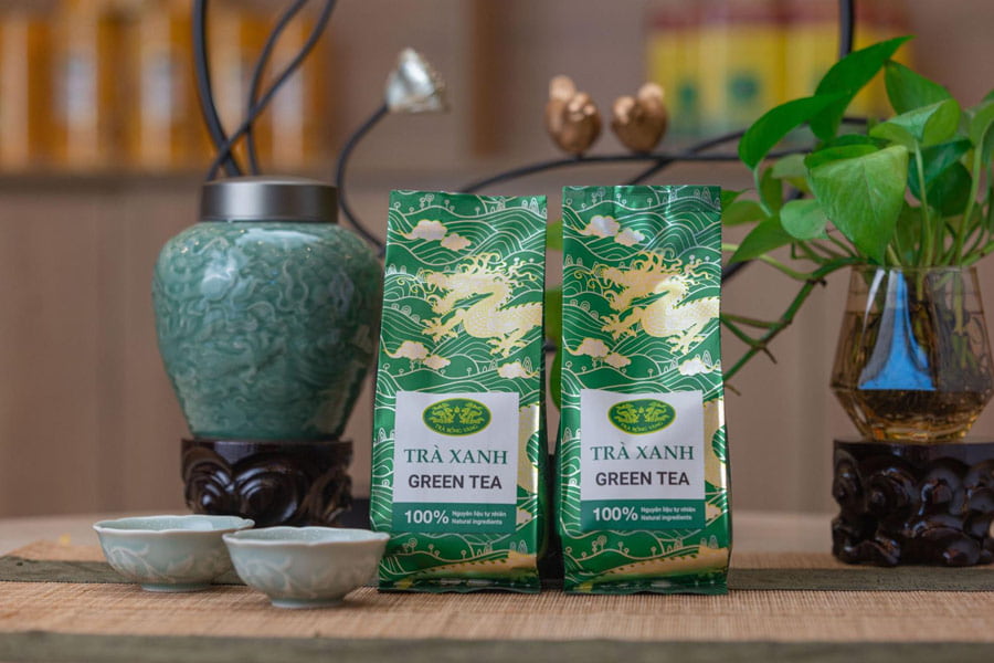 Trà xanh từ Trà Rồng Vàng - thương hiệu trà Bảo Lộc uy tín, chất lượng