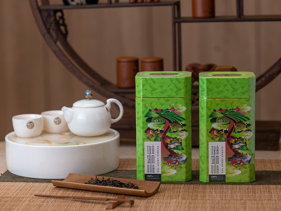 Trà nguyên liệu pha chế có thể được trộn với các thảo mộc khác