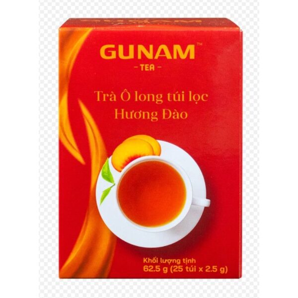 TRÀ OOLONG TÚI LỌC HƯƠNG ĐÀO GUNAM